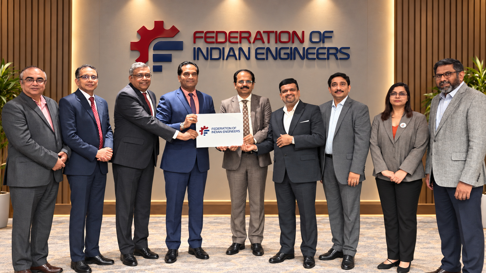 FIE officials at the Indian Community reception